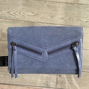 Botkier wallet on a chain clutch blue brand new